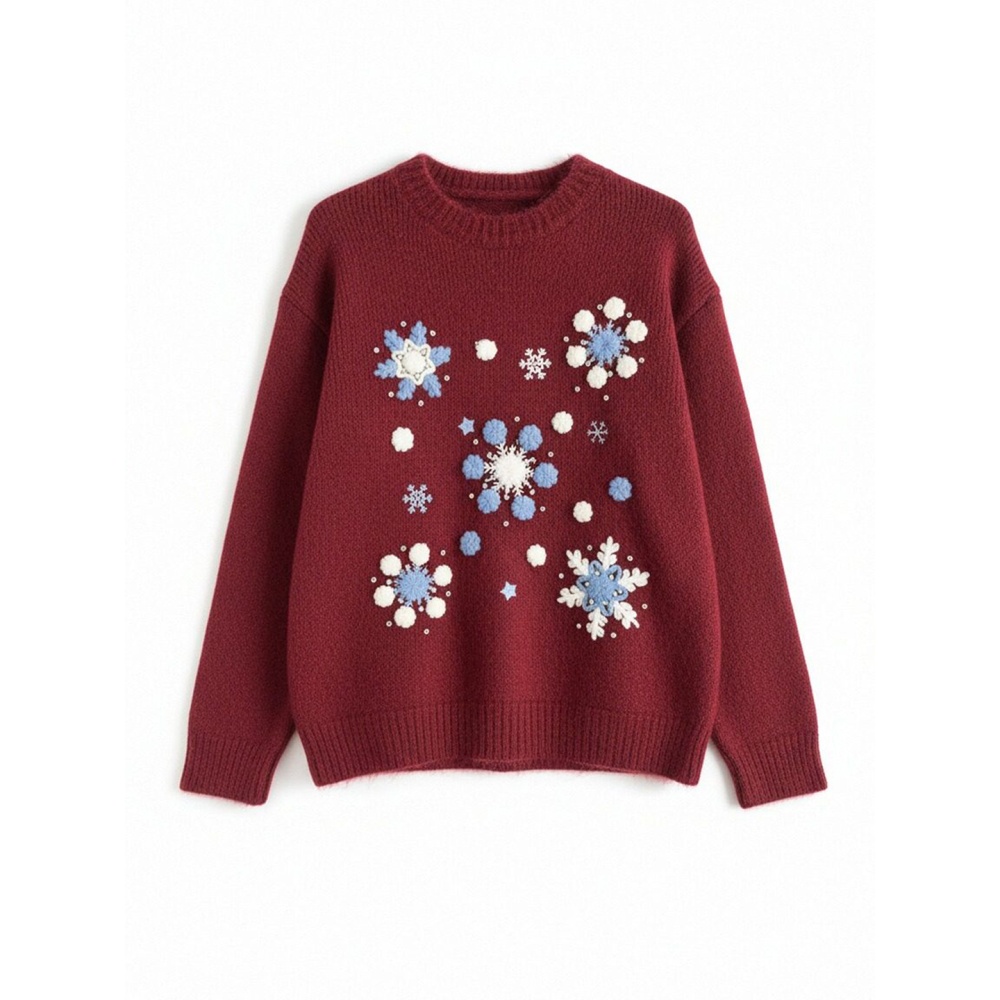 Show young all-match tops slim lazy sweater for women
