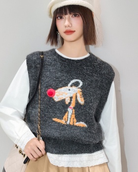 Autumn and winter lazy waistcoat commuting vest