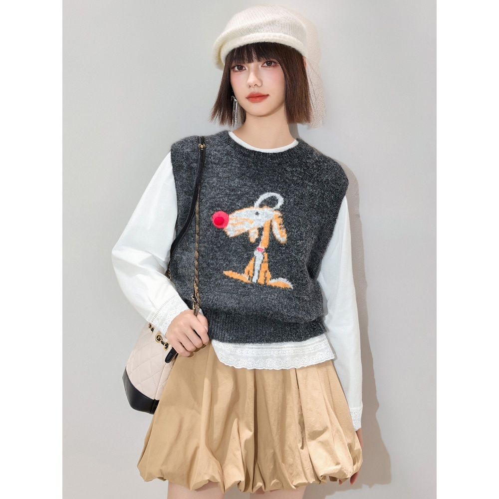 Autumn and winter lazy waistcoat commuting vest