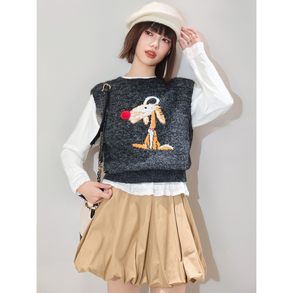 Autumn and winter lazy waistcoat commuting vest