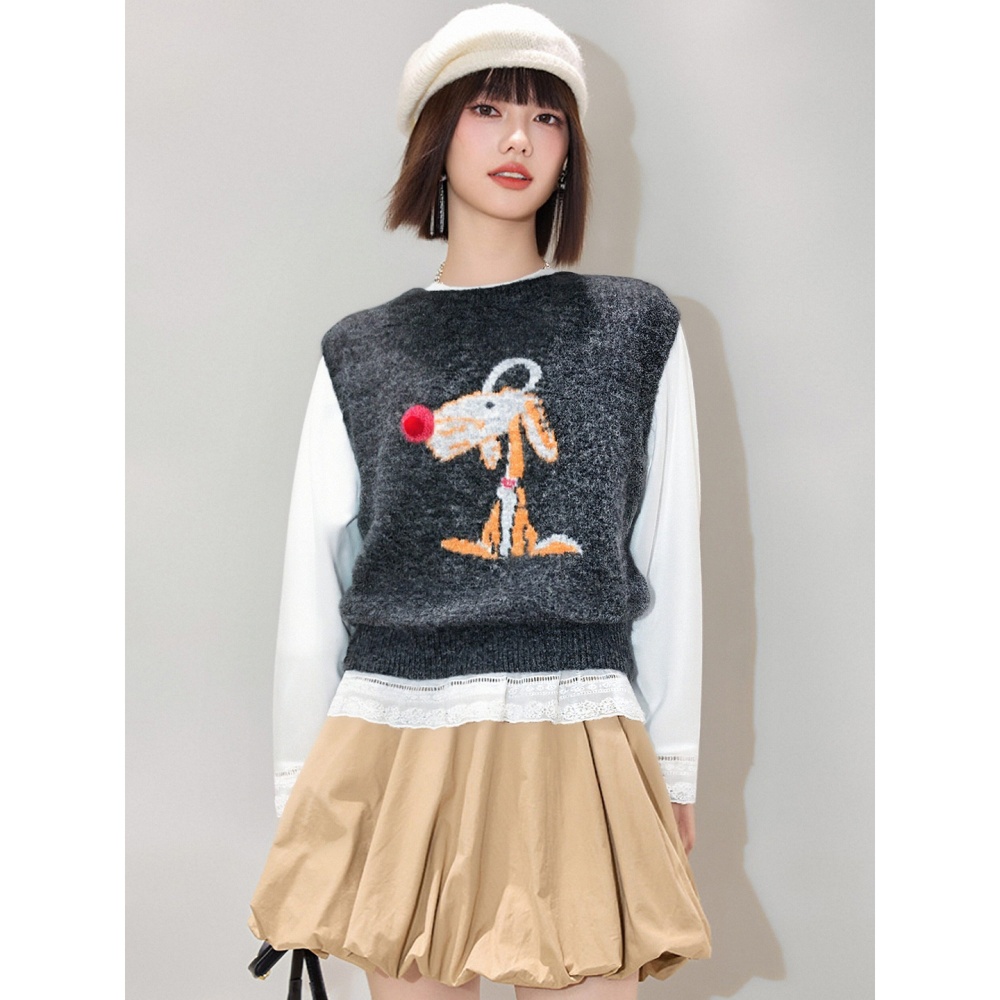 Autumn and winter lazy waistcoat commuting vest