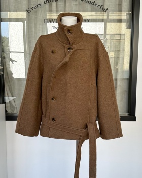 Autumn and winter overcoat wool woolen coat for women