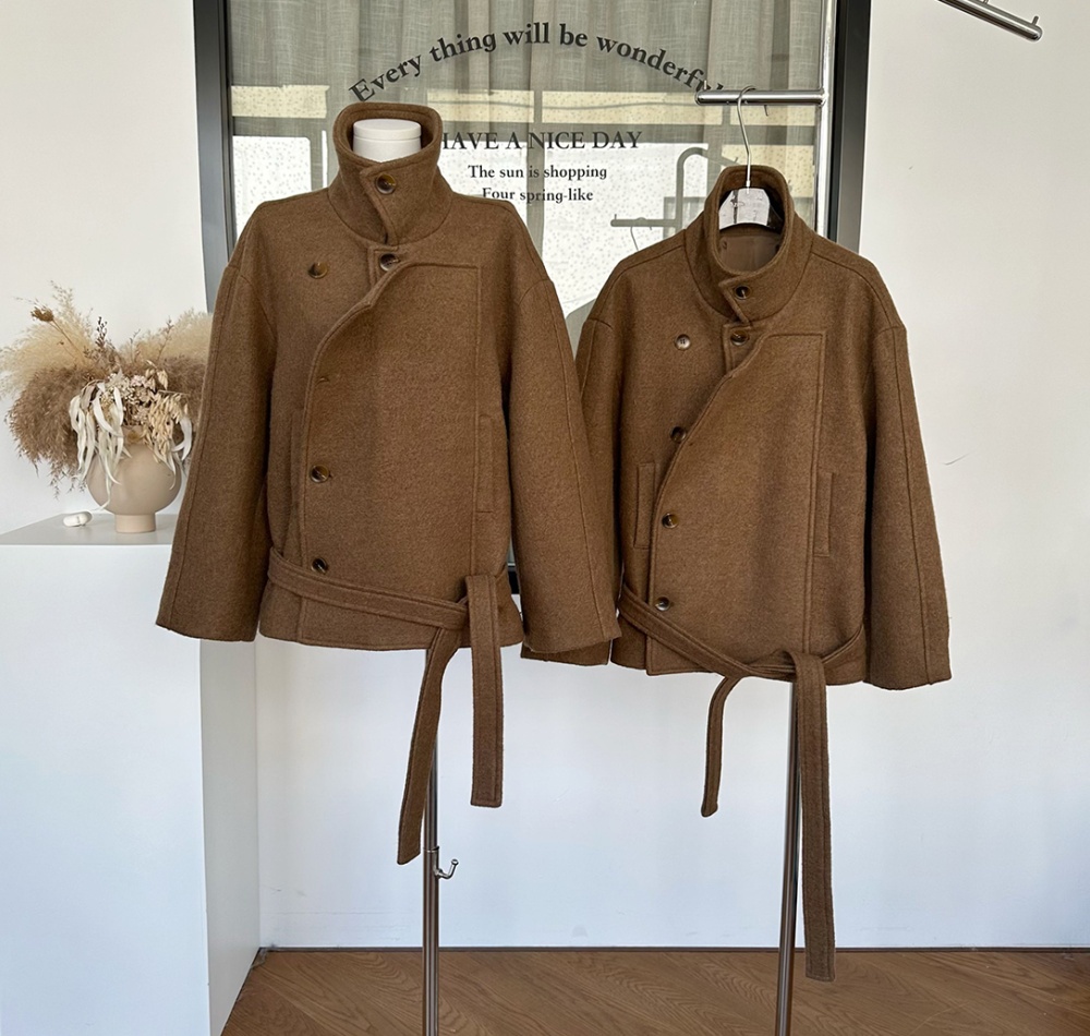 Autumn and winter overcoat wool woolen coat for women