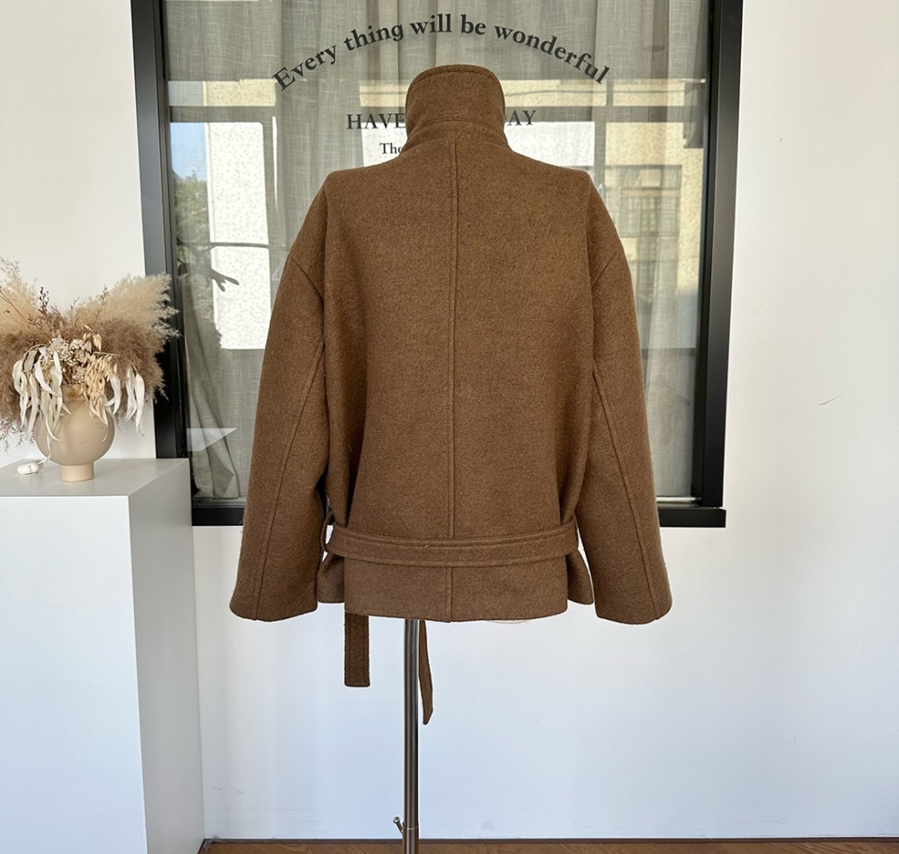 Autumn and winter overcoat wool woolen coat for women