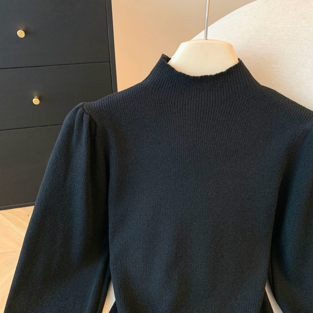 France style winter tops inside the ride bottoming shirt for women