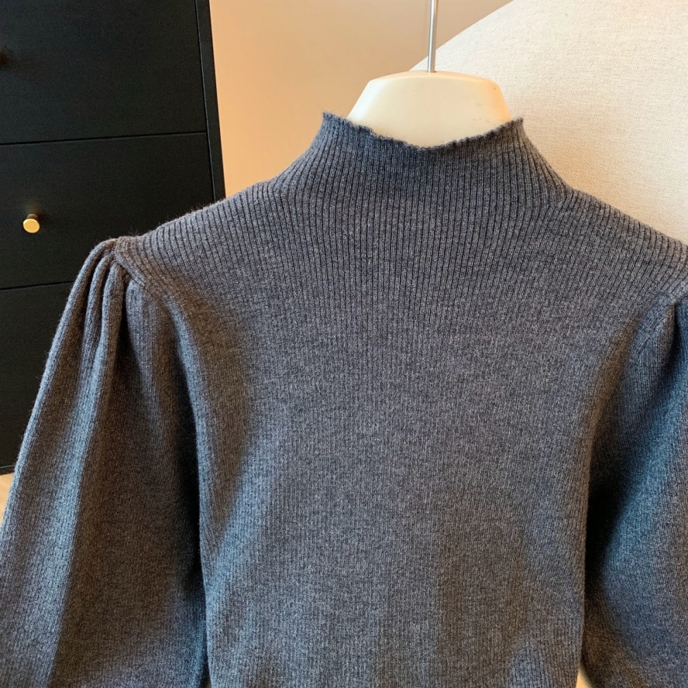 France style winter tops inside the ride bottoming shirt for women