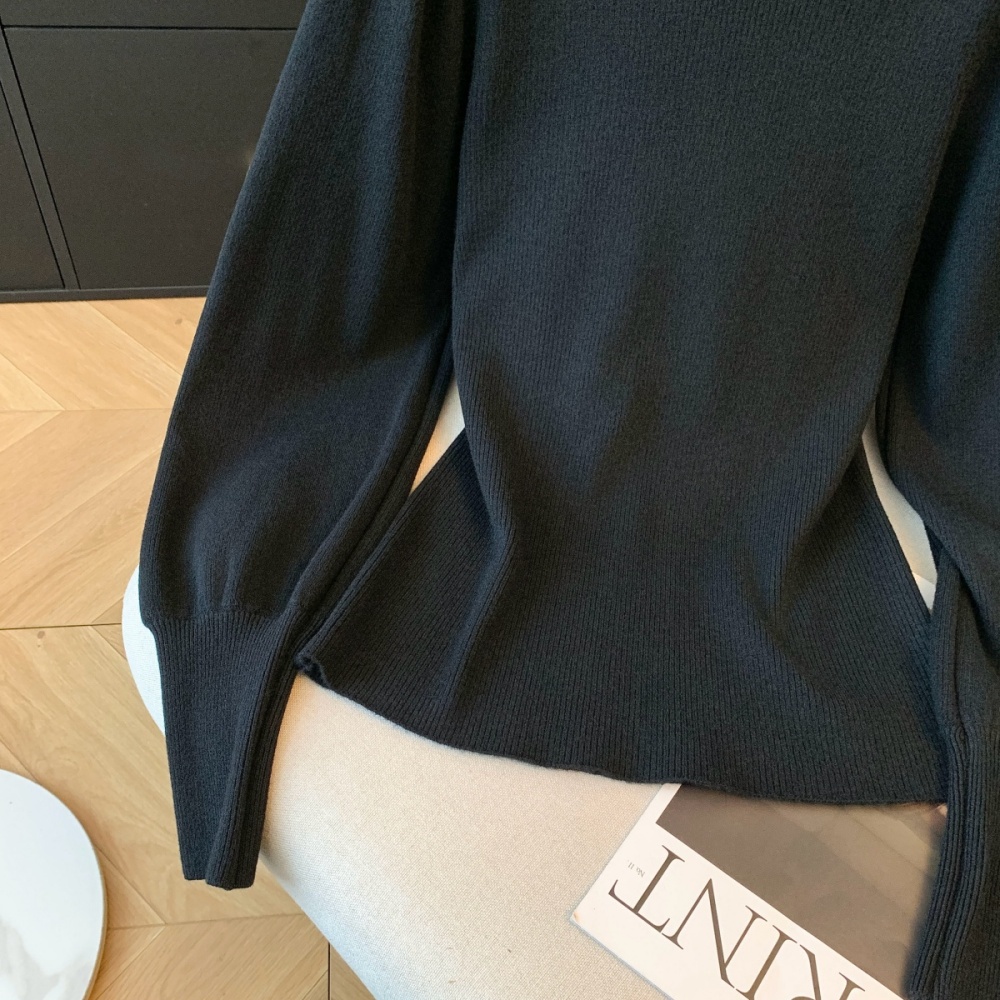 France style winter tops inside the ride bottoming shirt for women