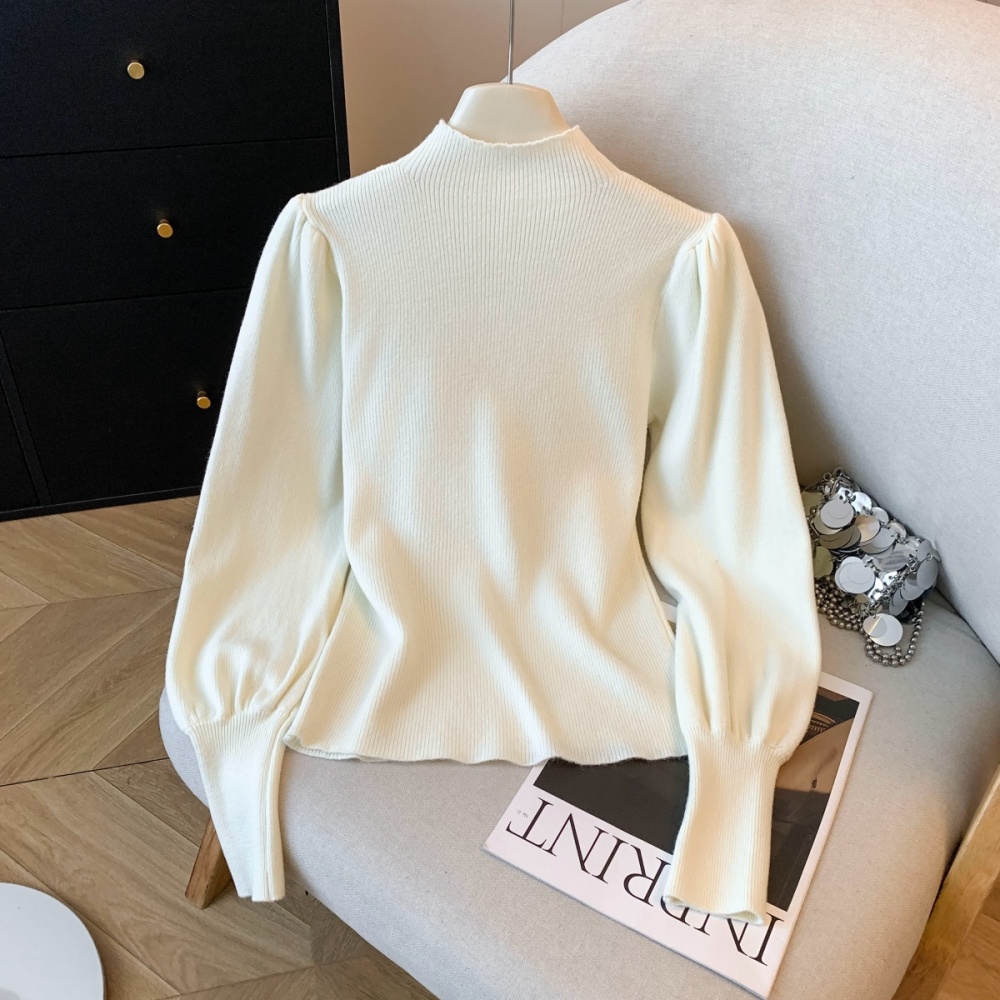 France style winter tops inside the ride bottoming shirt for women