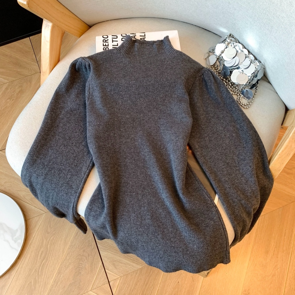 France style winter tops inside the ride bottoming shirt for women