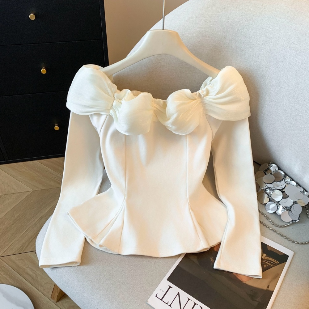 Inside the ride tops long sleeve bottoming shirt