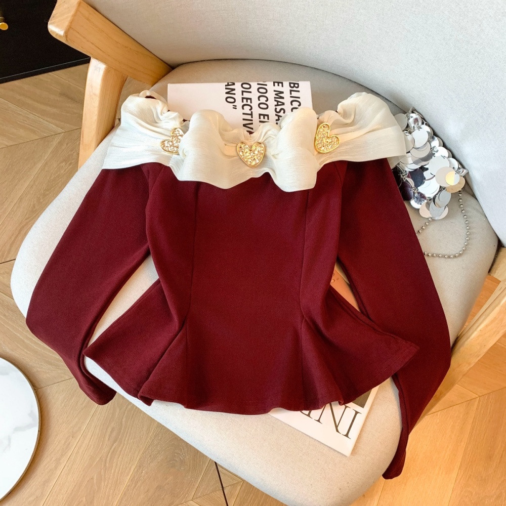 Inside the ride tops long sleeve bottoming shirt