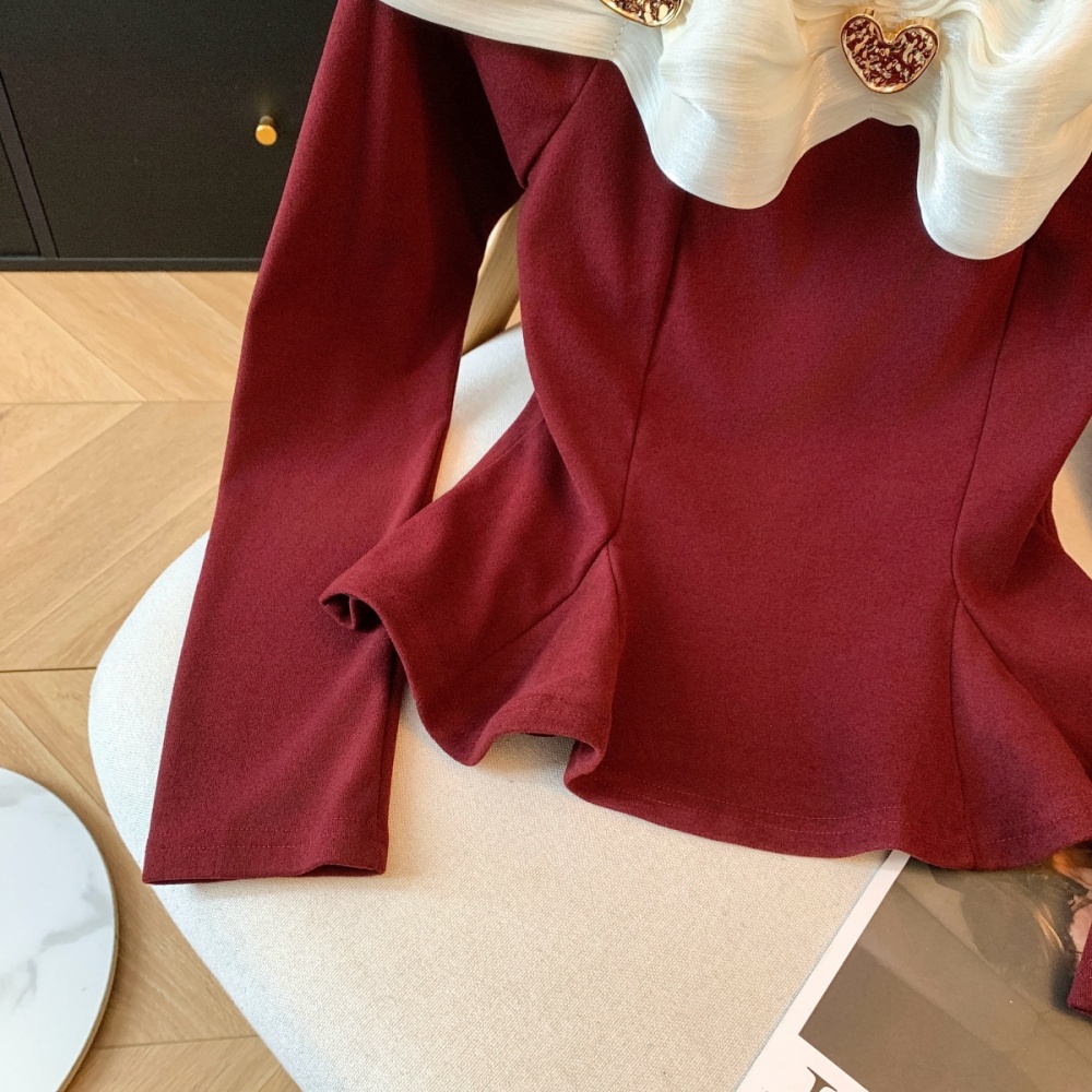 Inside the ride tops long sleeve bottoming shirt