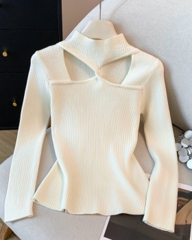 Cozy temperament bottoming shirt knitted all-match tops