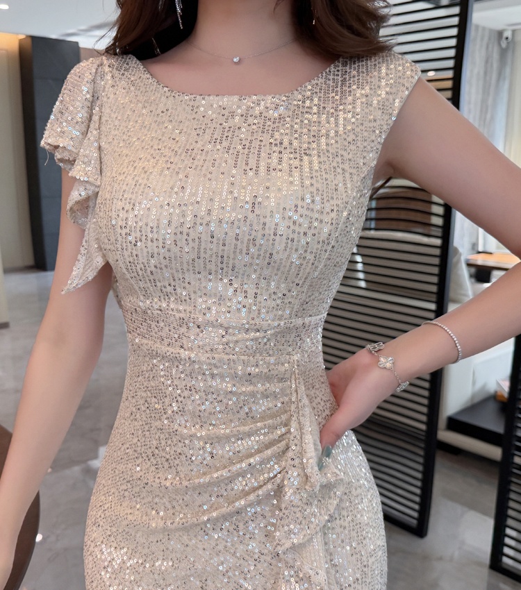 Sequins long dress mermaid evening dress for women