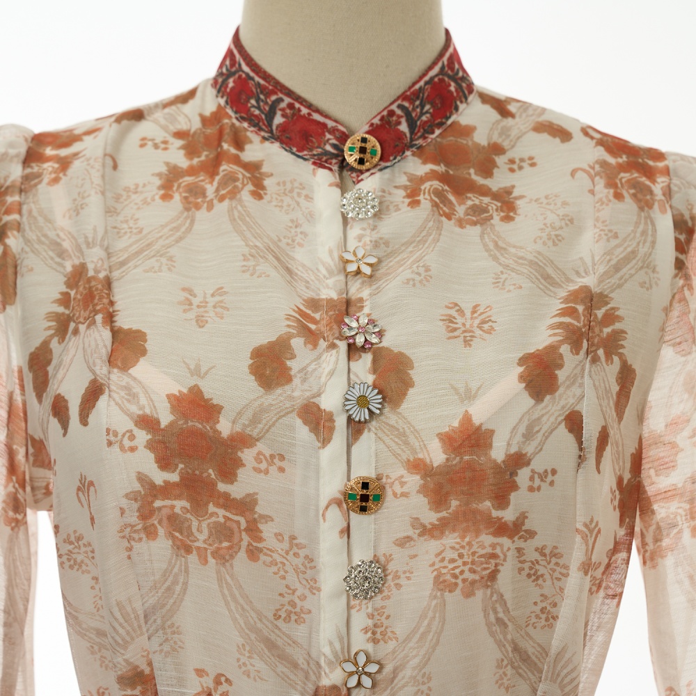 Printing short dress 2pcs set