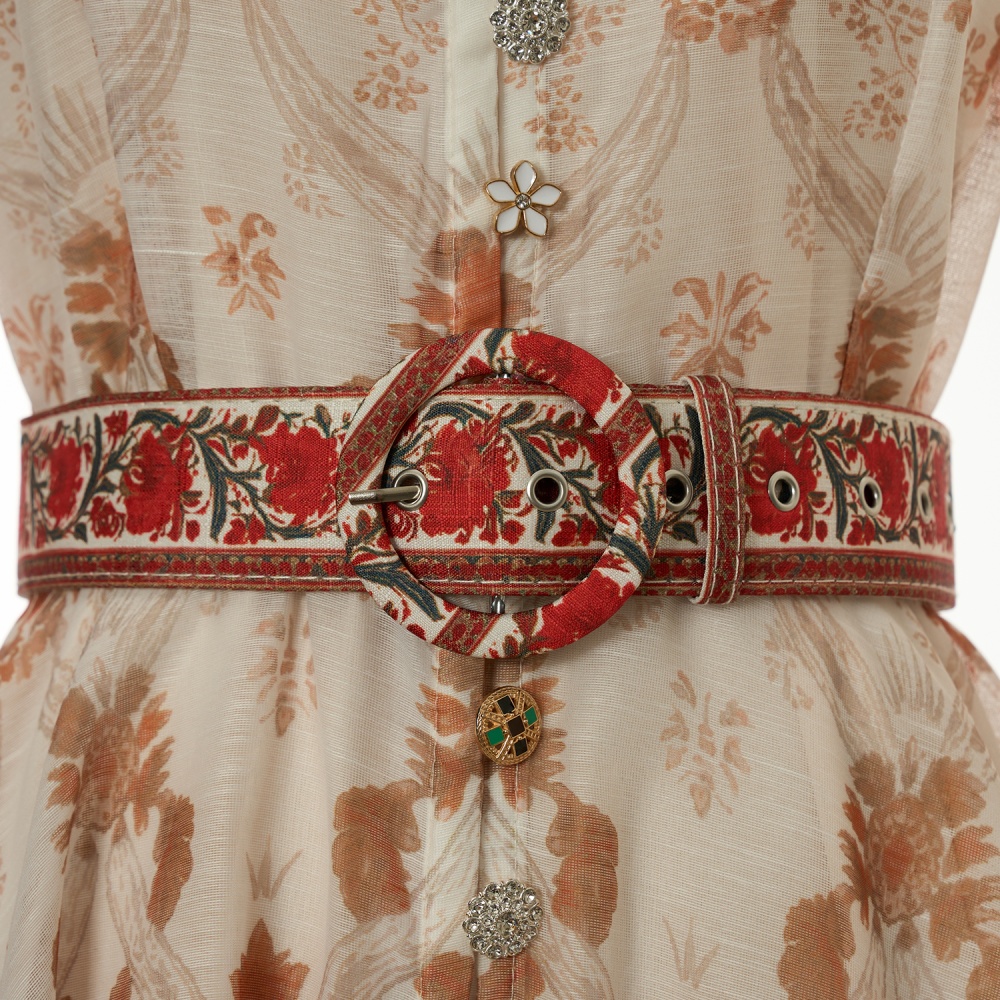 Printing short dress 2pcs set