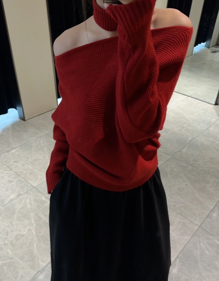 Enticement loose fashion France style slim tender sweater