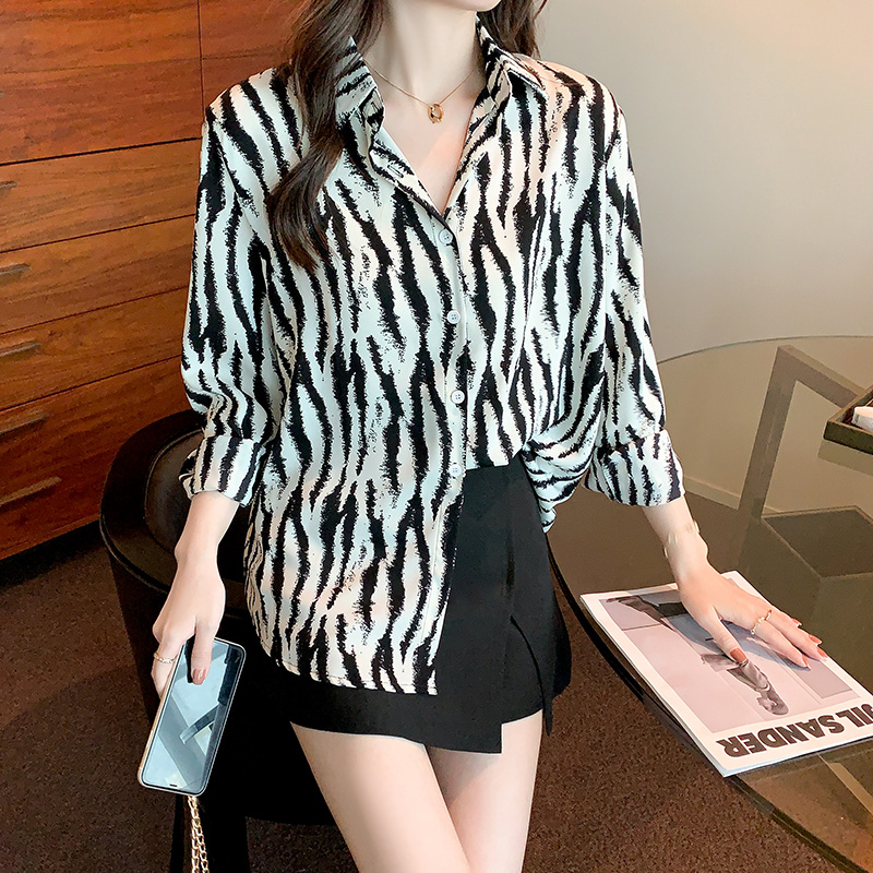 Loose Korean style shirt long sleeve all-match tops