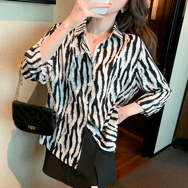 Loose Korean style shirt long sleeve all-match tops