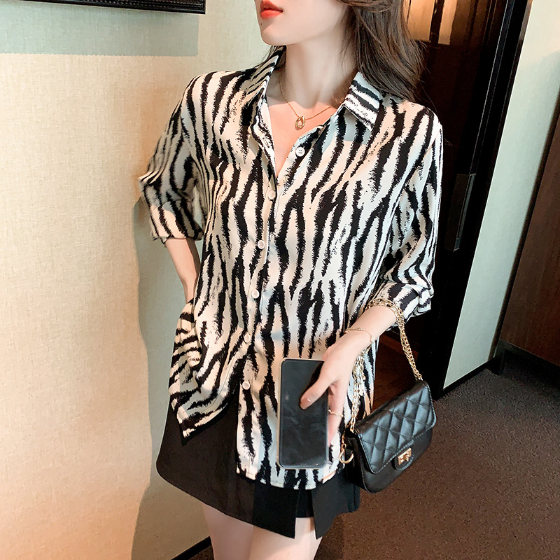 Loose Korean style shirt long sleeve all-match tops