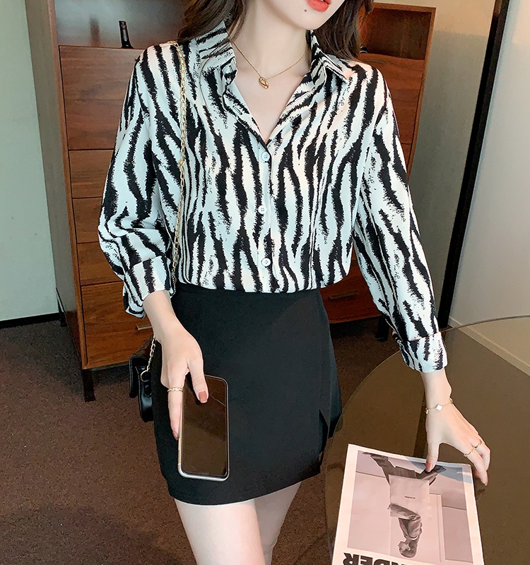 Loose Korean style shirt long sleeve all-match tops