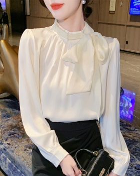 All-match long sleeve tops spring shirt for women