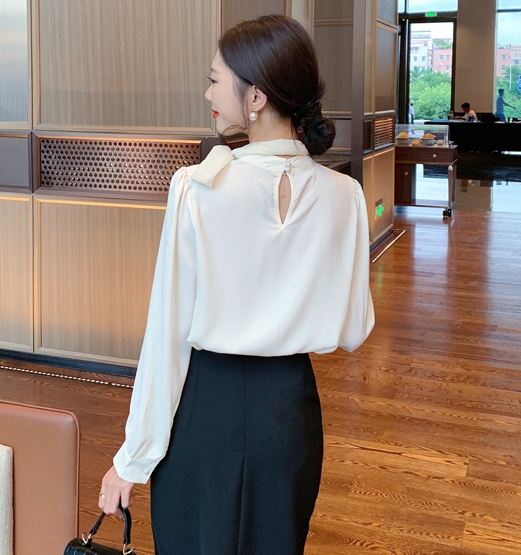 All-match long sleeve tops spring shirt for women