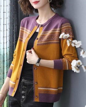 Winter fashion tops jacquard sweater for women