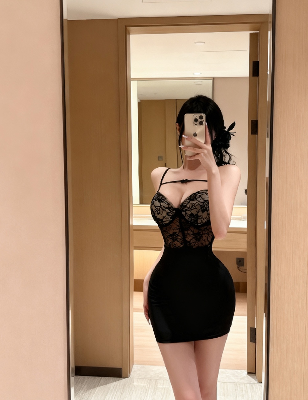 Nightclub enticement dress spicegirl T-back for women