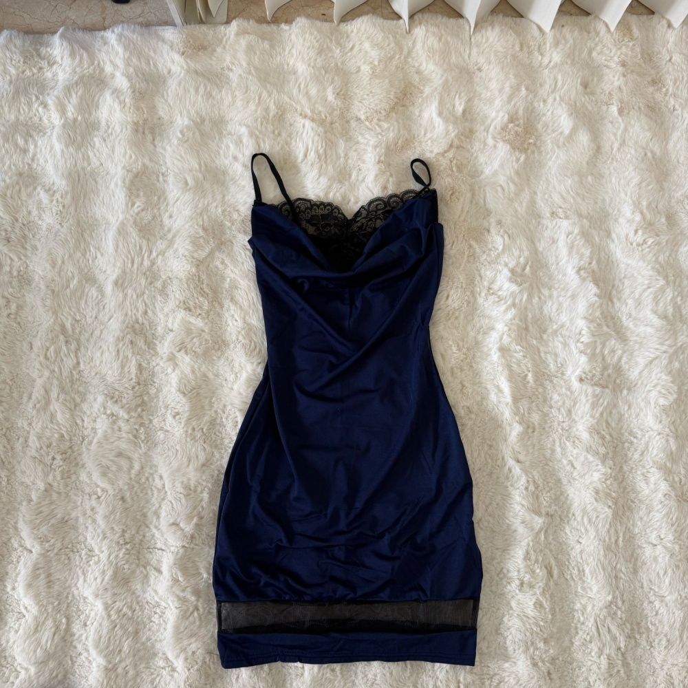 Sling spicegirl splice elasticity lace sexy dress for women