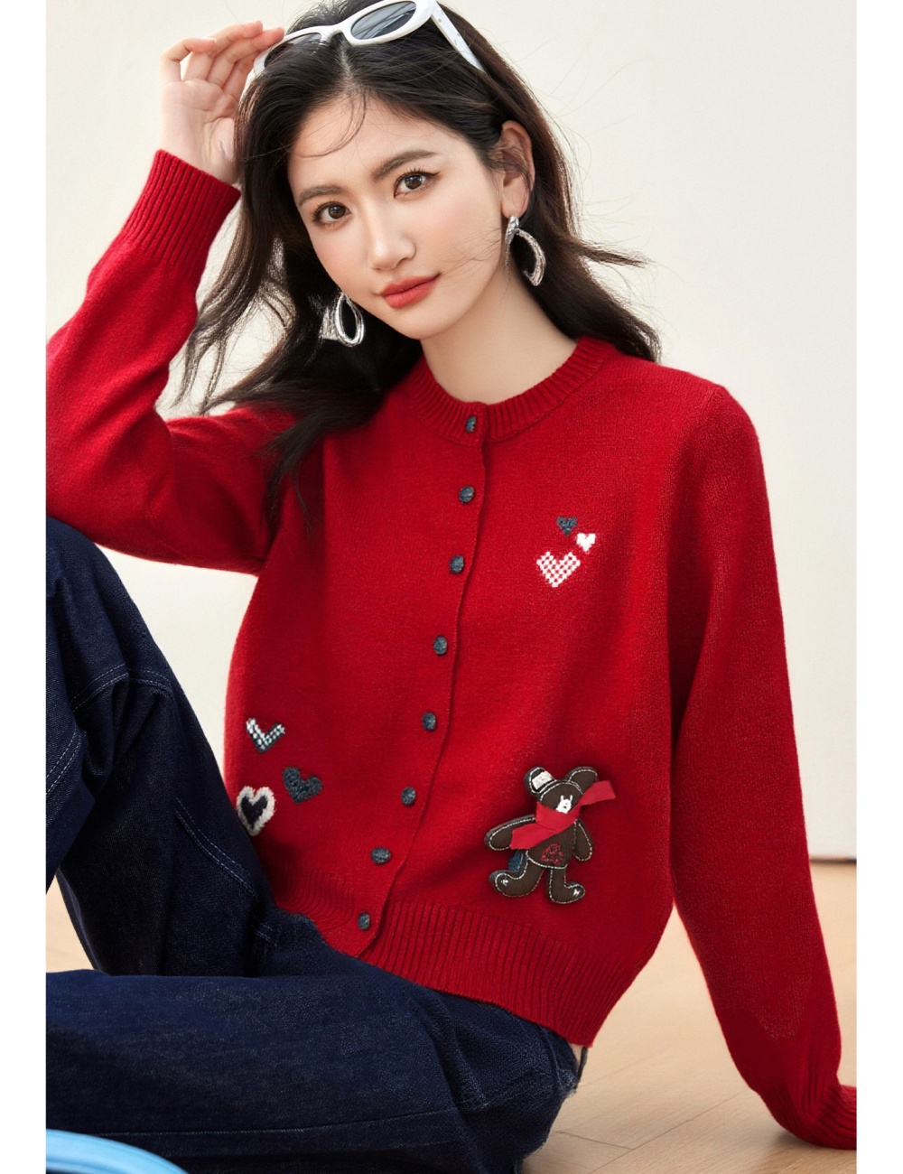 Loose Korean style tops show young winter sweater for women