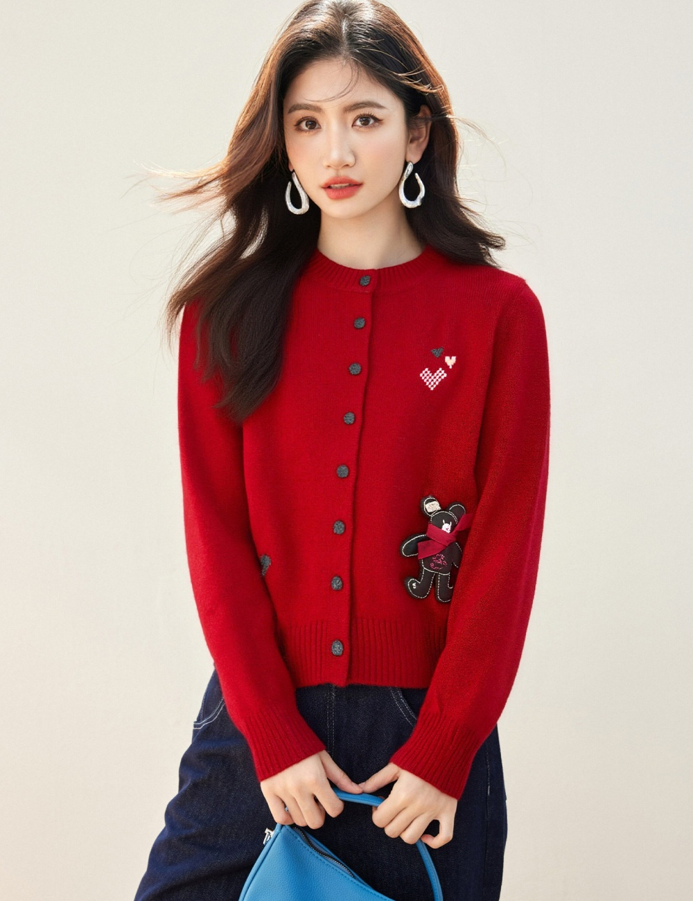 Loose Korean style tops show young winter sweater for women