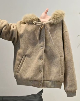 Bow long jacket clip cotton baseball uniforms for women