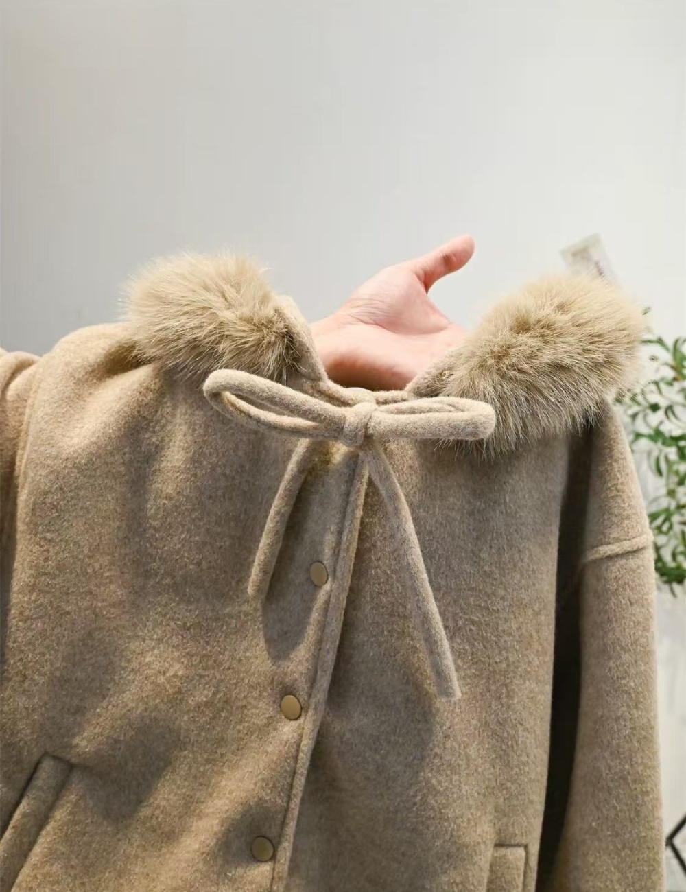 Bow long jacket clip cotton baseball uniforms for women