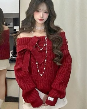 Autumn and winter tops lazy sweater for women