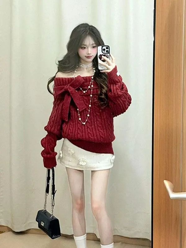 Autumn and winter tops lazy sweater for women