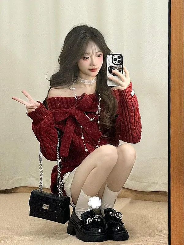 Autumn and winter tops lazy sweater for women