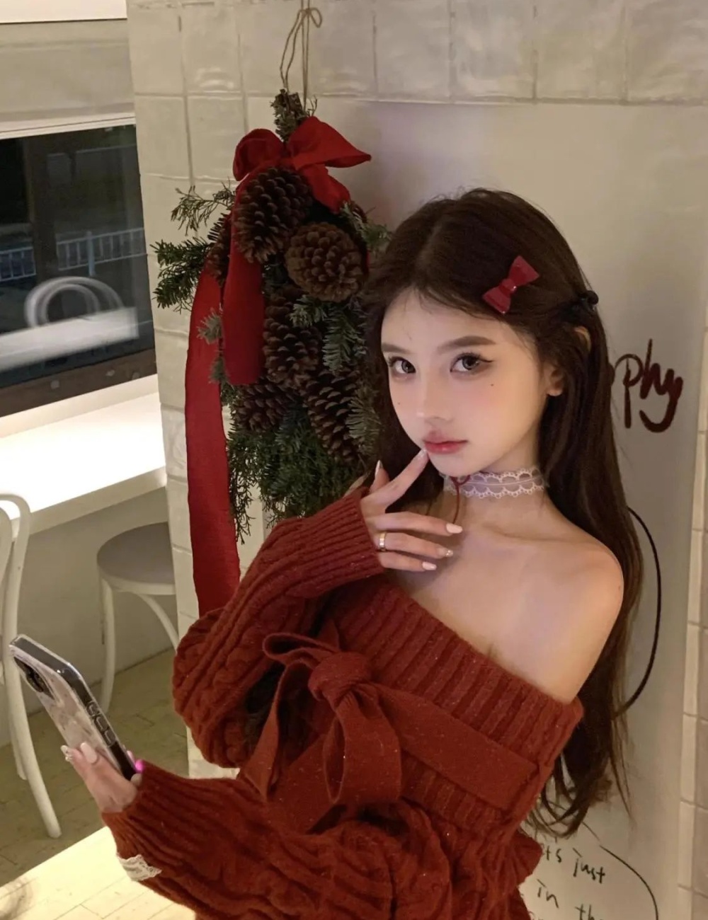 Autumn and winter tops lazy sweater for women