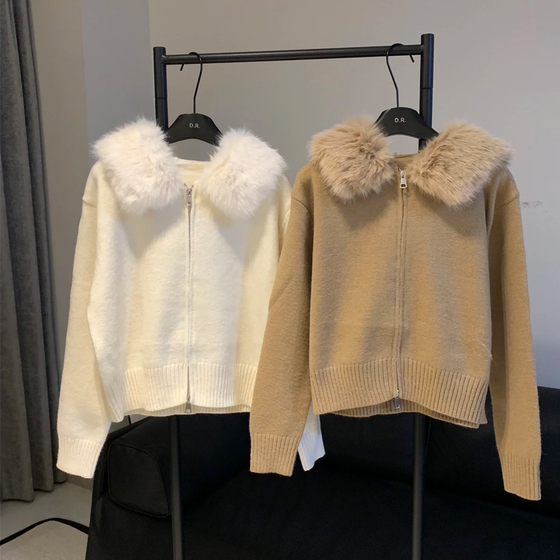 Korean style autumn and winter sweater hooded tops