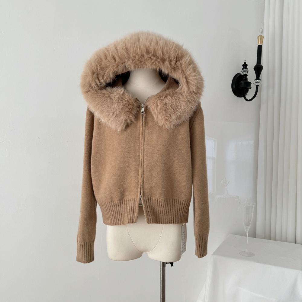 Korean style autumn and winter sweater hooded tops
