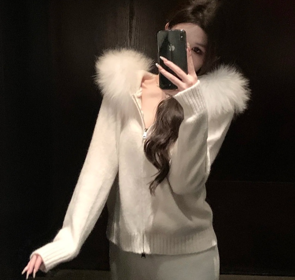 Korean style autumn and winter sweater hooded tops