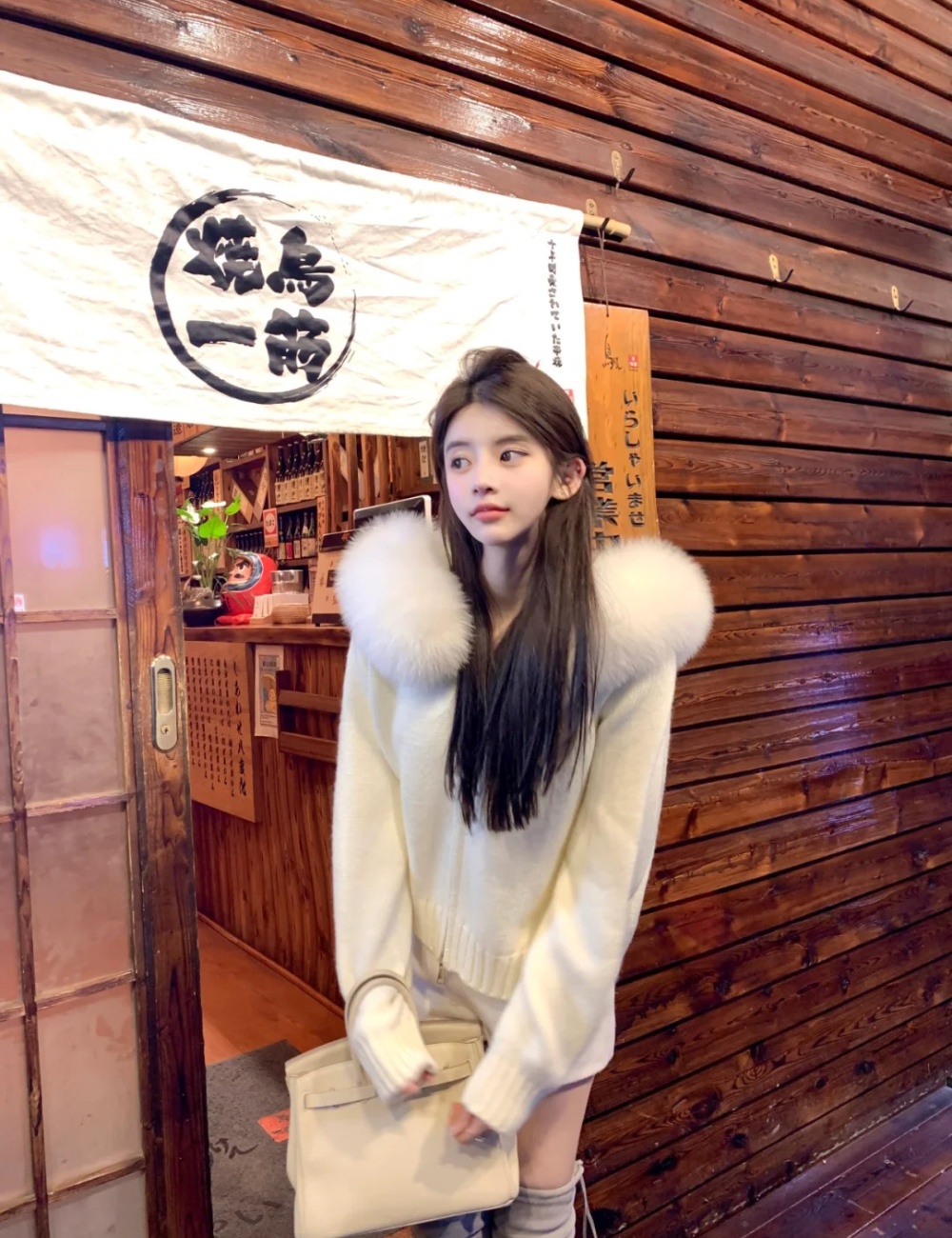 Korean style autumn and winter sweater hooded tops