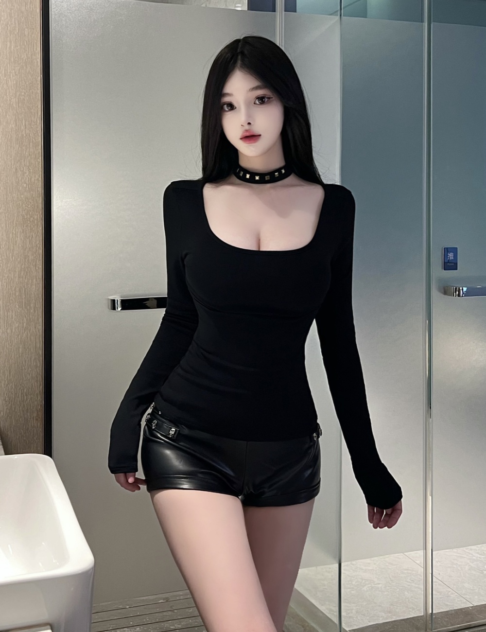 Spicegirl T-shirt sueding bottoming shirt for women