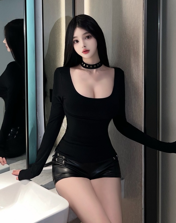 Spicegirl T-shirt sueding bottoming shirt for women