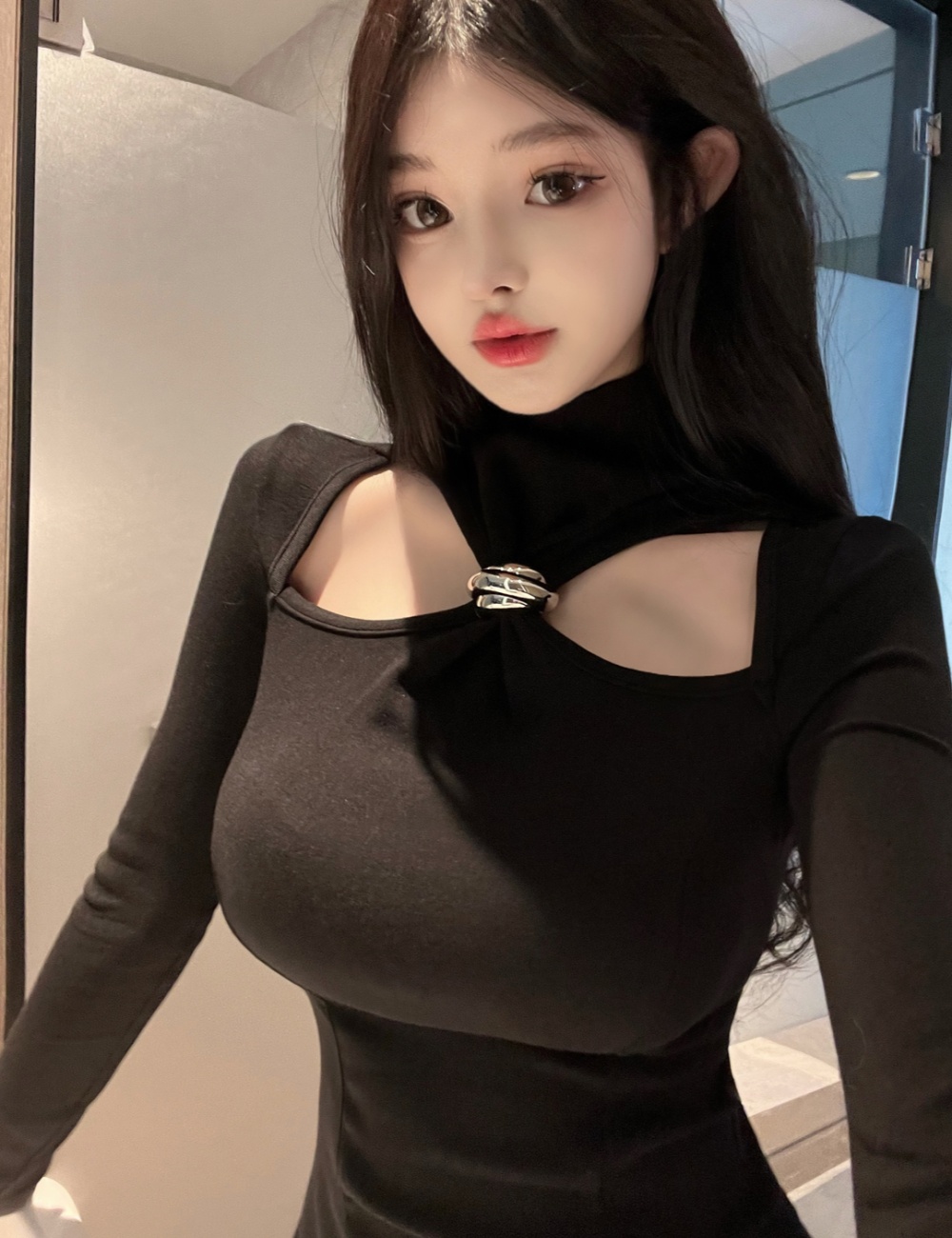 Spicegirl T-shirt pinched waist bottoming shirt for women