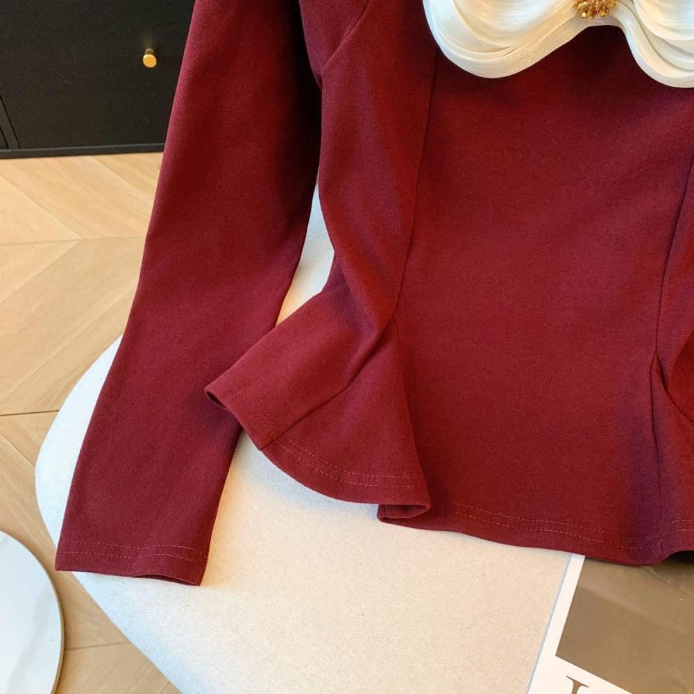 Enticement tops autumn and winter bottoming shirt for women