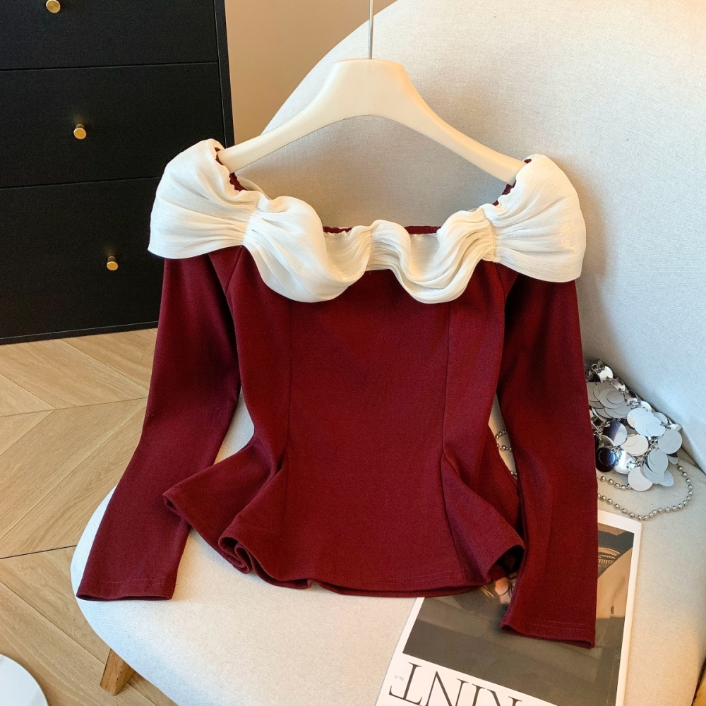 Enticement tops autumn and winter bottoming shirt for women