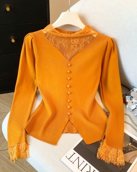 Autumn and winter sweater bottoming tops for women