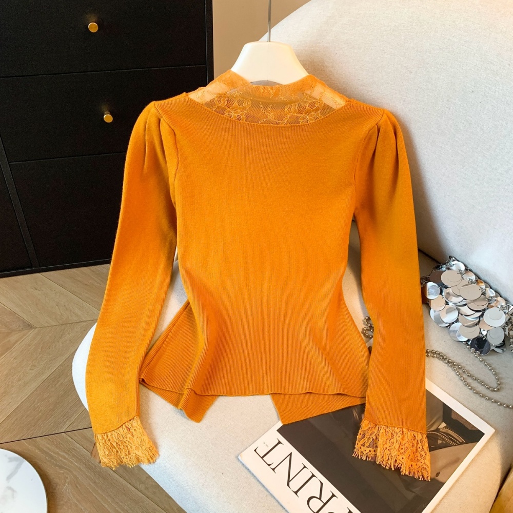 Autumn and winter sweater bottoming tops for women