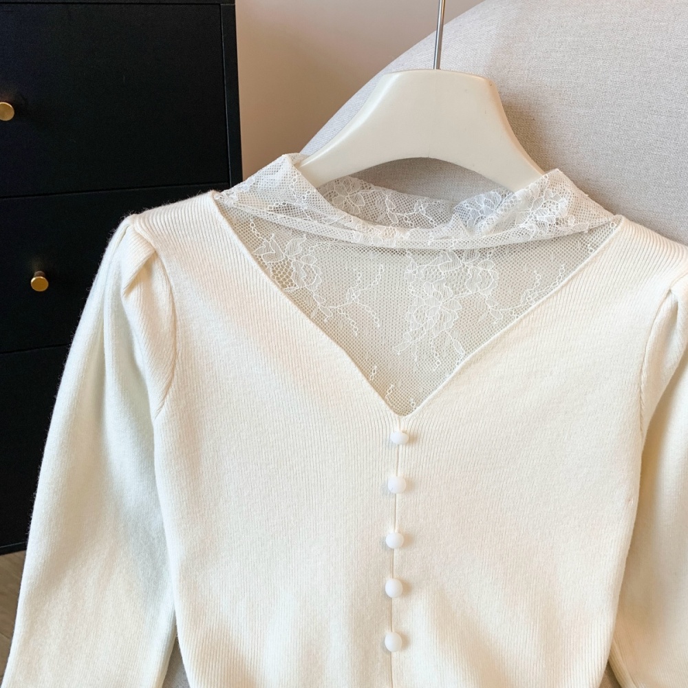 Autumn and winter sweater bottoming tops for women